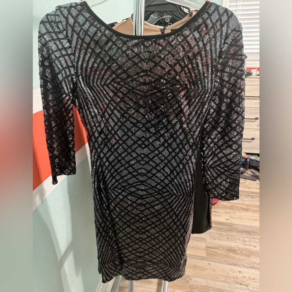 Midnight Doll 3/4 sleeve dress